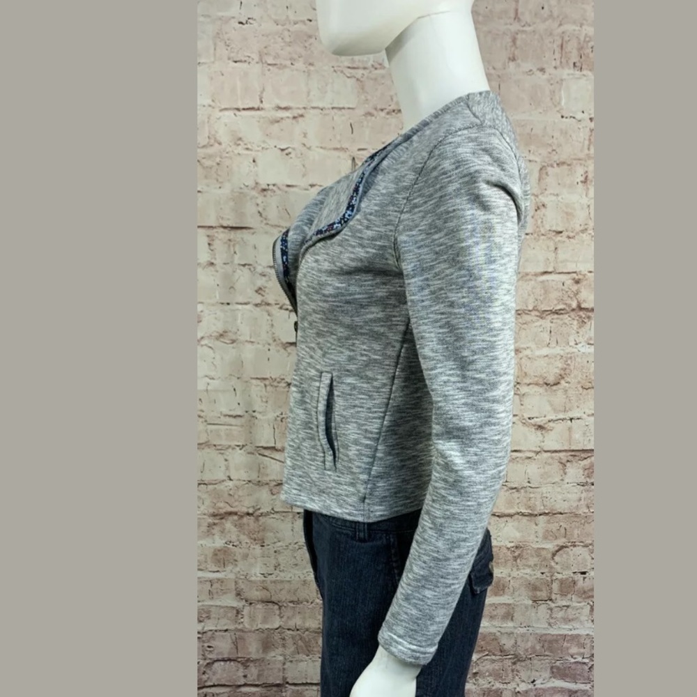 Matilda Jane Blazer Sweatshirt Jacket Women Small - image 7